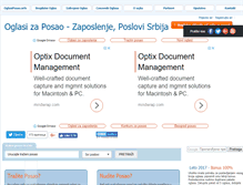 Tablet Screenshot of oglasiposao.info